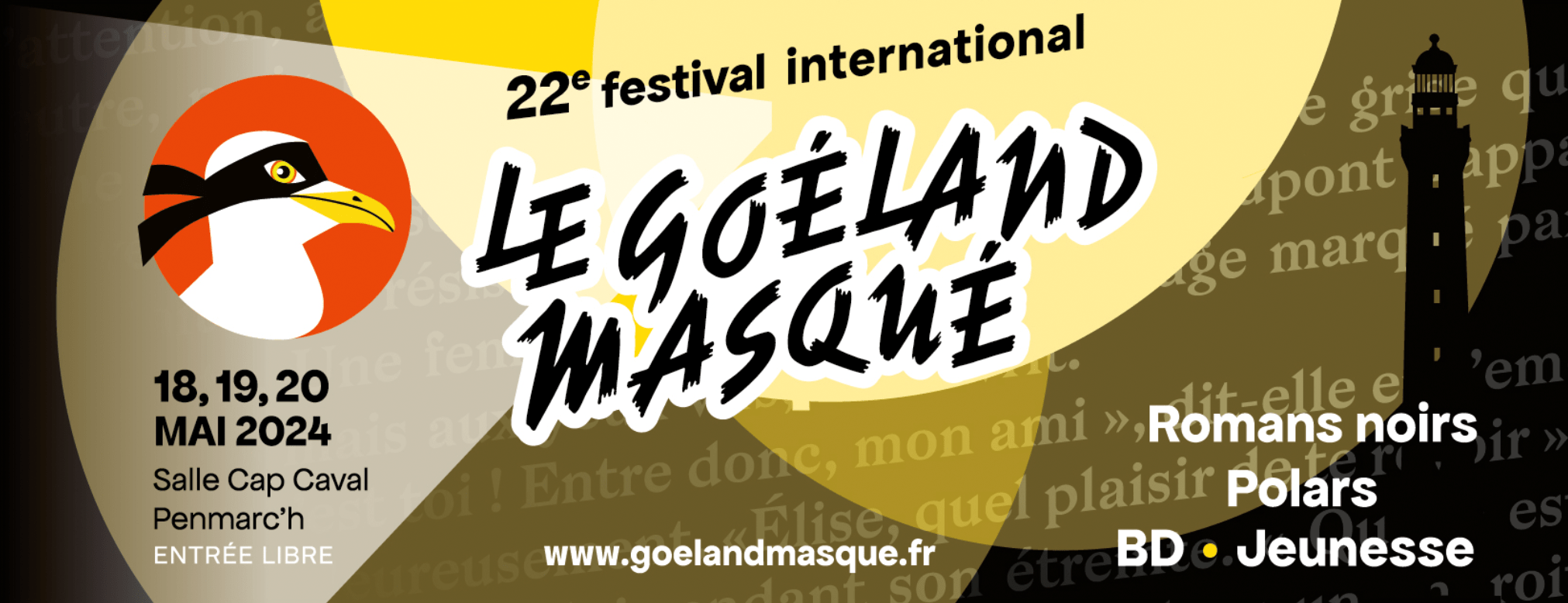 You are currently viewing Penmarc’h, Le Goéland Masqué 2024, 18, 19, 20 Mai
