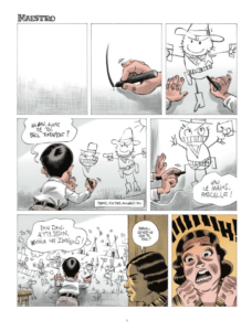 Arnaud Le Gouëfflec et Julien Solé en dédicace à la librairie BD L'Introuvable 